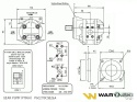 Pompa zębata P-106A P2C2110C5B26A P6C2110C5B26A Ładowarka HSW Ł-34 Waryński
