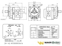 Pompa zębata W-001A WC32063C5A1A Ładowarka kołowa HSW 534 Waryński