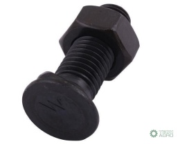 Śruba kpl. płużna dwunoskowa M10x30 mm kl.10.9 zastosowanie Gruber Waryński ( sprzedawane po 25 )