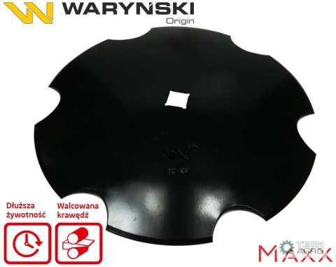 TALERZ UZĘB.460 Z-6 30X30 WARYŃSKI MAXX