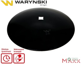 Talerz gładki fi 660 otwór 40x40 stalborowa 6mm WARYŃSKI MAXX W-5195660/42