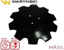 Talerz uzębiony Z-10 fi 460 mocowanie3/97mm zastosowanie Horsch stal borowa 6mm WARYŃSKI MAXX 23246106 W-5197460/3/097