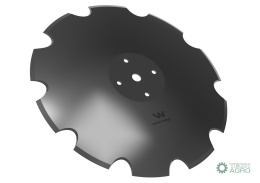 Talerz uzębiony Z-10 fi 560 mocowanie4/115 grubość 4.5 mm zastosowanie Mandam Waryński