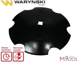 Talerz uzębiony Z-6 fi 460 otwór 30x30stal borowa 3.5mm WARYŃSKI MAXX 1202030150 W-5197460/30/P