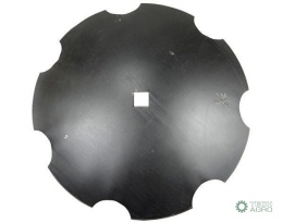 Talerz uzębiony Z-7 fi 510 otwór 30x30 stal borowa Waryński 1242050040 1279201020