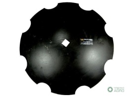 Talerz uzębiony Z-8 fi 560 otwór 30x30stal borowa Waryński 1279601010 1202030130