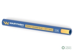 Wąż hydrauliczny do urządzeń myjących PERFECT-WASHER BLUE 135 stopni 1SN DN06 1-oplotowy 225 Bar Waryński (sprzedawany po 50m)