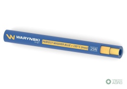 Wąż hydrauliczny do urządzeń myjących PERFECT-WASHER BLUE 135 stopni 2SN DN06 2-oplotowy 400 Bar Waryński (sprzedawany po 50m)