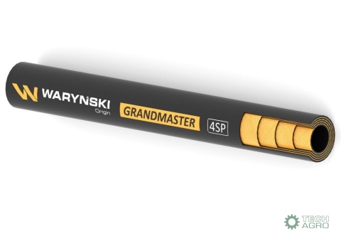 Wąż hydrauliczny do zakuwania GRANDMASTER 4SP DN10 4-oplotowy 445 Bar Waryński (sprzedawany po 20m) Wąż hydrauliczny do zakuwania GRANDMASTER 4SP DN10 4-oplotowy 445 Bar Waryński (sprzedawany po 20m)