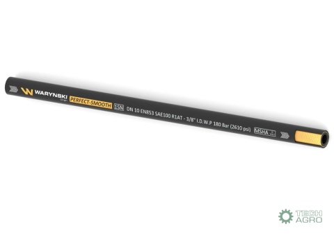 Wąż hydrauliczny do zakuwania PERFECT-SMOOTH 1SN DN10 1-oplotowy 180 Bar Waryński (sprzedawany po 100m) Wąż hydrauliczny do zakuwania PERFECT-SMOOTH 1SN DN10 1-oplotowy 180 Bar Waryński (sprzedawany po 100m)