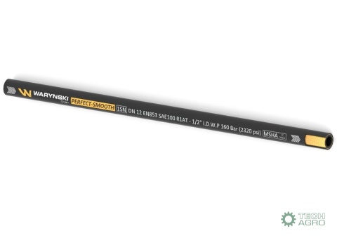 Wąż hydrauliczny do zakuwania PERFECT-SMOOTH 1SN DN12 1-oplotowy 160 Bar Waryński (sprzedawany po 100m) Wąż hydrauliczny do zakuwania PERFECT-SMOOTH 1SN DN12 1-oplotowy 160 Bar Waryński (sprzedawany po 100m)