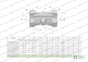 Złączka hydrauliczna calowa AA 1 1/4" BSP Waryński