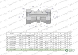 Złączka hydrauliczna calowa AA 1 1/4