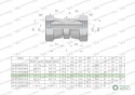 Złączka hydrauliczna calowa AA 1/2" BSP Waryński ( sprzedawane po 2 )