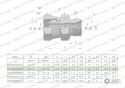 Złączka hydrauliczna calowa AB 3/8" BSP (XKOR) Waryński ( sprzedawane po 2 )