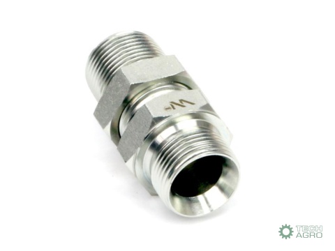 Złączka hydrauliczna calowa grodziowa BB 1" BSP z przeciwnakrętką (XSV) Waryński Złączka hydrauliczna calowa grodziowa BB 1" BSP z przeciwnakrętką (XSV) Waryński