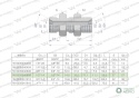 Złączka hydrauliczna calowa grodziowa BB 1/2" BSP z przeciwnakrętką (XSV) Waryński ( sprzedawane po 2 )