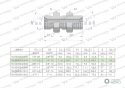 Złączka hydrauliczna calowa grodziowa BB 1/4" BSP z przeciwnakrętką (XSV) Waryński ( sprzedawane po 2 )