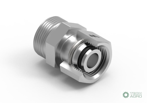 Złączka hydrauliczna metryczna AB (XKOR) A-M20x1.5 (60 stopni) / B-M18x1.5 12L Waryński ( sprzedawane po 2 ) Złączka hydrauliczna metryczna AB (XKOR) A-M20x1.5 (60 stopni) / B-M18x1.5 12L Waryński ( sprzedawane po 2 )
