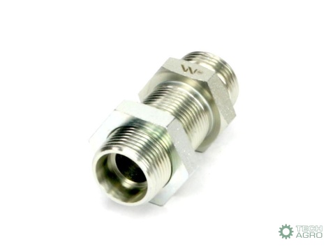 Złączka hydrauliczna metryczna grodziowa BB M16x1.5 10L z przeciwnakrętką (XSV) Waryński ( sprzedawane po 2 ) Złączka hydrauliczna metryczna grodziowa BB M16x1.5 10L z przeciwnakrętką (XSV) Waryński ( sprzedawane po 2 )