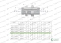 Złączka hydrauliczna metryczna grodziowa BB M22x1.5 15L z przeciwnakrętką (XSV) Waryński ( sprzedawane po 2 )