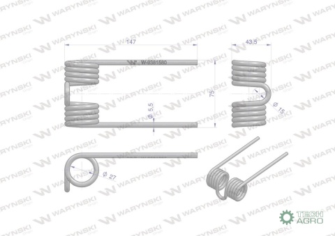 Palec podbieracza zastosowanie KRONE 9381580 Waryński Palec podbieracza zastosowanie KRONE 9381580 Waryński