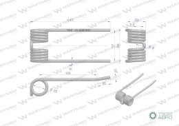 Palec podbieracza zastosowanie Krone 9381480 Waryński