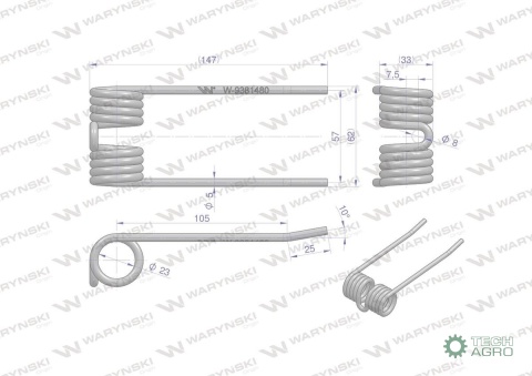 Palec podbieracza zastosowanie Krone 9381480 Waryński Palec podbieracza zastosowanie Krone 9381480 Waryński
