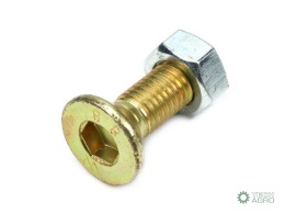 Śruba kpl. M12x30 - imbus 10 DIN7991 ( sprzedawane po 25 ) Waryński