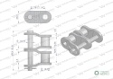 Półogniwo łańcucha 20B-2 (R2 1.1/4) Waryński ( sprzedawane po 5 )