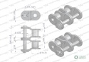 Półogniwo łańcucha wzmocnione P10A-2 ANSI A 50 (R2 5/8) Waryński ( sprzedawane po 5 )