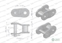 Półogniwo łańcucha wzmocnione P24A-1 ANSI A 120 (R1 1.1/2) Waryński ( sprzedawane po 2 )