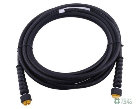 Przewód hydrauliczny myjka przedłużacz do gorącej wody (155 stopni) DN08 1SN L-5mb 220bar (do Karcher nakrętka-nakrętka) Waryńsk