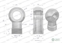 Złączka Oczkowa Fi18-15L (M22X1.5) Waryński ( sprzedawane po 2 )