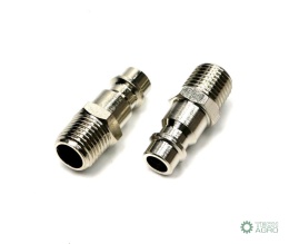 Złączka do narzędzi pneumatycznych gwint 1/4 PT 2 szt w komplecie Waryński