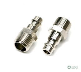 Złączka króciec do narzedzi pneumatycznych gwint 3/8 stożkowy PT Waryński 2 szt