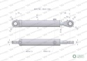 Cylinder hydrauliczny - siłownik dwustronny CJ2F-63/36/500Z do Ładowacz TUR Waryński