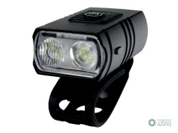 Lampa rowerowa LED przednia latarka 315lm 1200mAh ładowana USB Teger