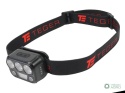 Latarka czołówka LED COB, 200 lm uruchamiana gestem akumulator 650 mAh ładowana USB-C, Teger