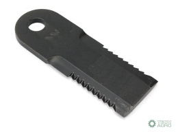 Nóż obrotowy rozdrabniacz słomy sieczkarnia uzębiony 173x60x8mm otwór 20 zastosowanie 270093250 Krone WARYŃSKI ( sprzedawane po 