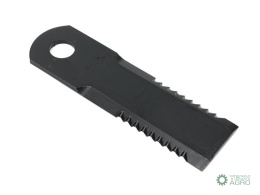 Nóż obrotowy rozdrabniacz słomy sieczkarnia uzębiony 175x50x4.5mm otwór 20 zastosowanie Z75875 John Deere WARYŃSKI ( sprzedawane