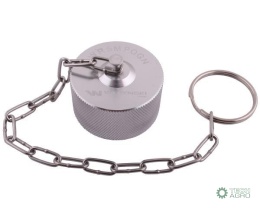 Pokrywa aluminiowa (korek, zaślepka) z gwintem wewnętrznym wkręcany do zaworów skręcanych - gniazd serii WRS Waryński ( sprzedaw