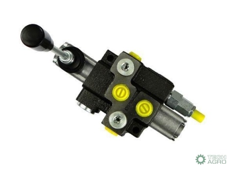Rozdzielacz hydrauliczny 1-sekcyjny max przepływ 40L Waryński Rozdzielacz hydrauliczny 1-sekcyjny max przepływ 40L Waryński