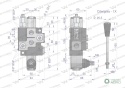 Rozdzielacz hydrauliczny 1-sekcyjny max przepływ 40L Waryński