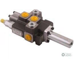 Rozdzielacz hydrauliczny 1-sekcyjny max przepływ 40L sterowany na linkę Waryński