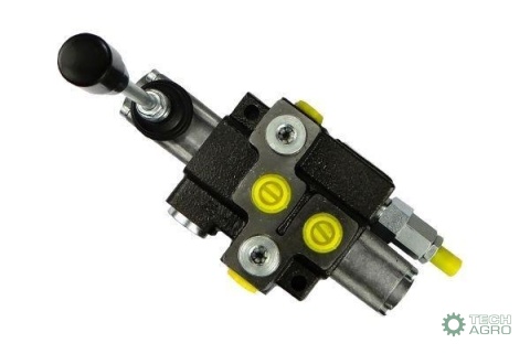Rozdzielacz hydrauliczny 1-sekcyjny max przepływ 40L z zatrzaskiem Waryński Rozdzielacz hydrauliczny 1-sekcyjny max przepływ 40L z zatrzaskiem Waryński