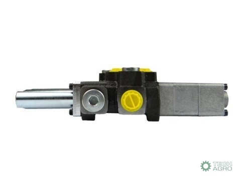 Rozdzielacz hydrauliczny 2-sekcyjny max przepływ 40L 1-sekcja pływająca - sterowany na linkę Waryński Rozdzielacz hydrauliczny 2-sekcyjny max przepływ 40L 1-sekcja pływająca - sterowany na linkę Waryński