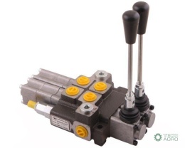 Rozdzielacz hydrauliczny 2-sekcyjny max przepływ 40L (2 sekcje - pływające) Waryński