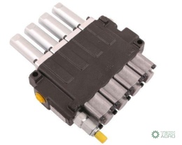 Rozdzielacz hydrauliczny 4-sekcyjny max przepływ 40L sterowany linkami Waryński