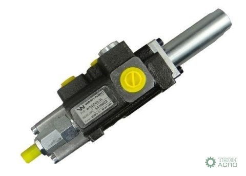 Rozdzielacz hydrauliczny dwusekcyjny (2) 40L sterowany joystickiem Waryński